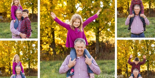 Portraits in the Fall with Dad