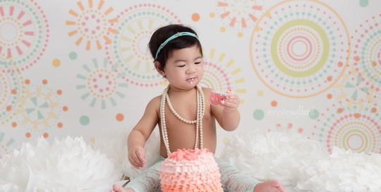 cake smash baby portraits