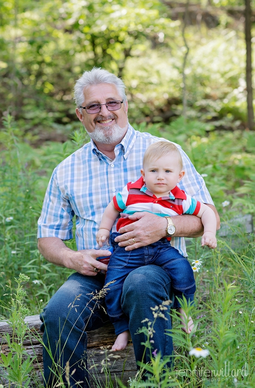 Grandpa and baby photography