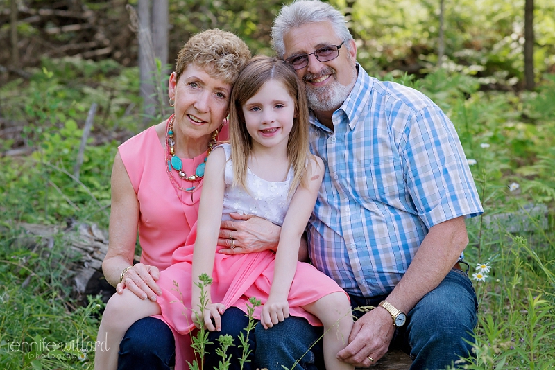 family photography with grandparents