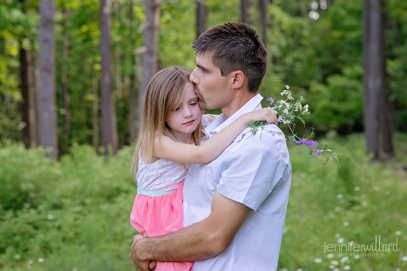 dad and daughter portrait