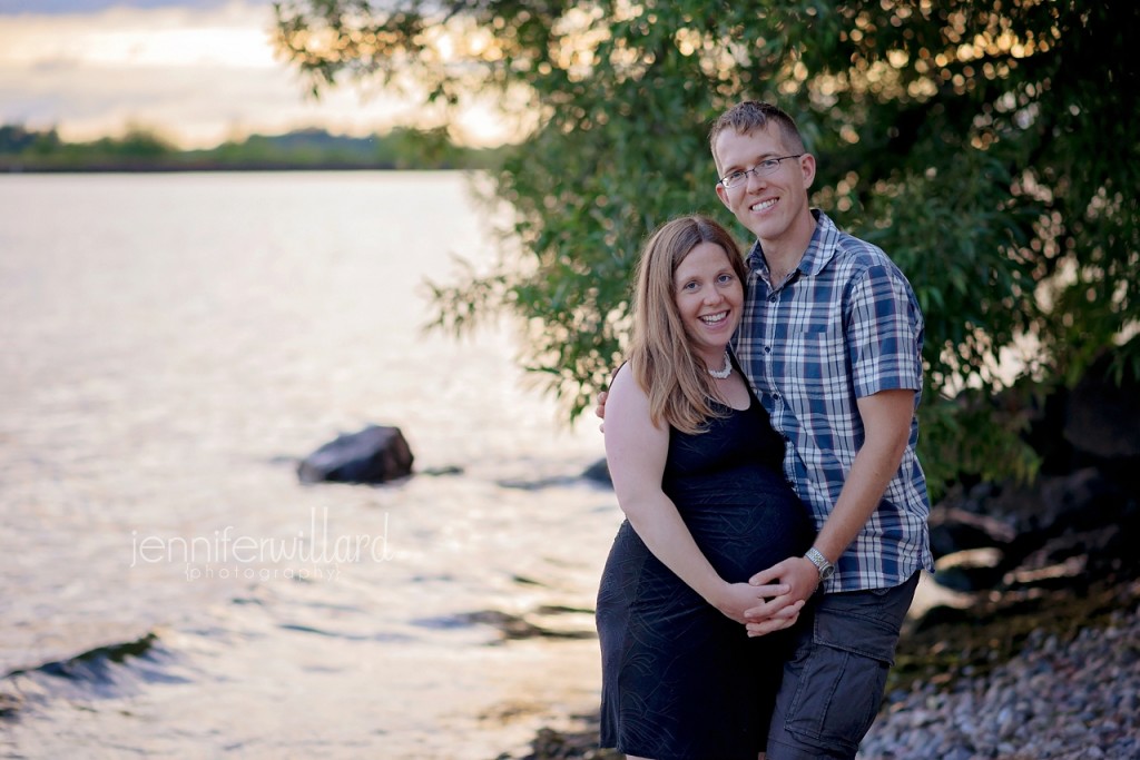 Sunset Maternity Portrait