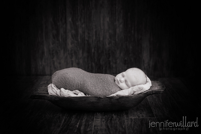 baby picture in black and white