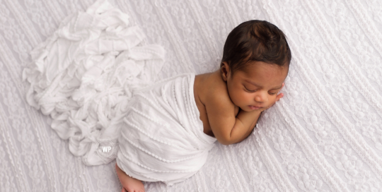 white lace blanket African American baby girl kingston photographer