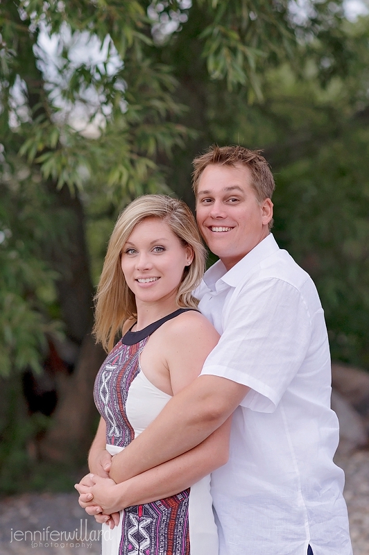 family portrait in park