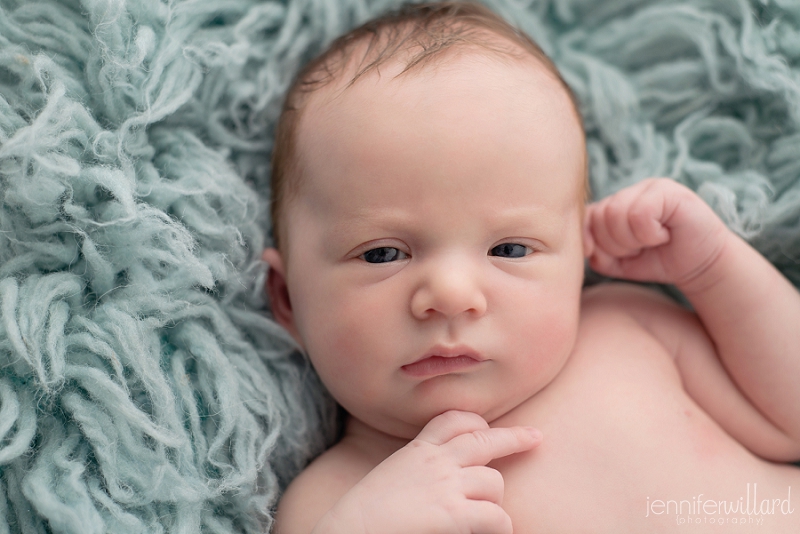 newborn portrait in blue