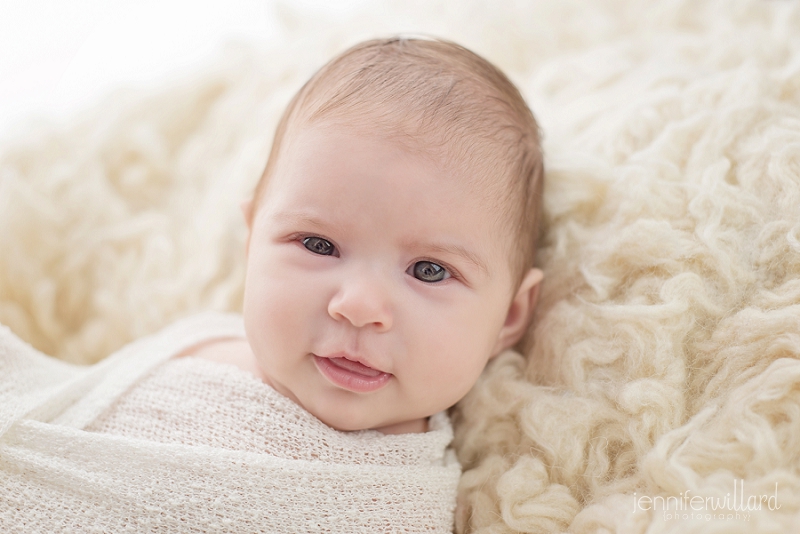 baby smile portrait