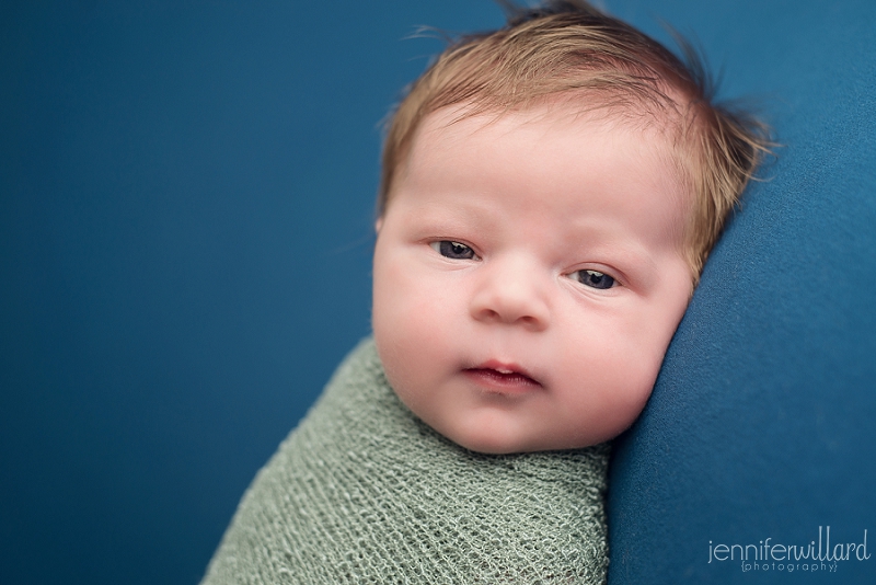 newborn boy portrait