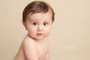 organic baby portrait