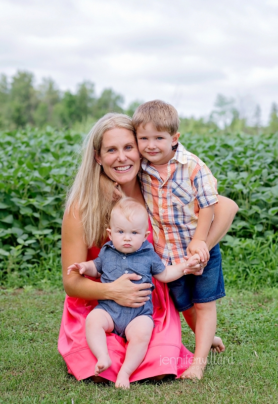 mom with baby portraits