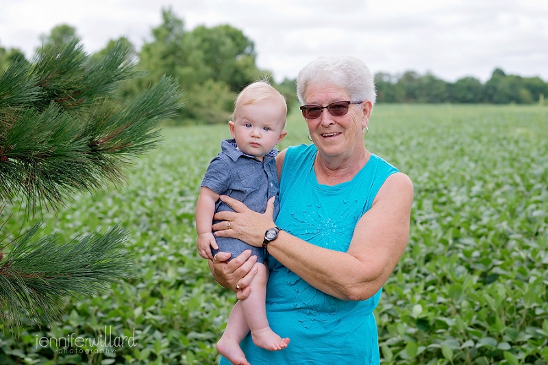 grandma and baby portrait