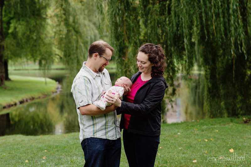 outdoor family portrait