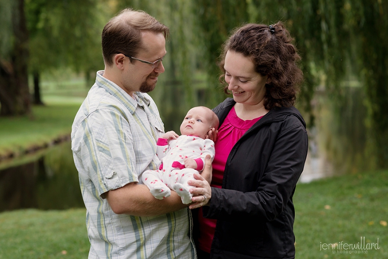 outdoor family portrait