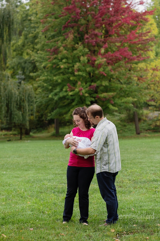 outdoor family portrait