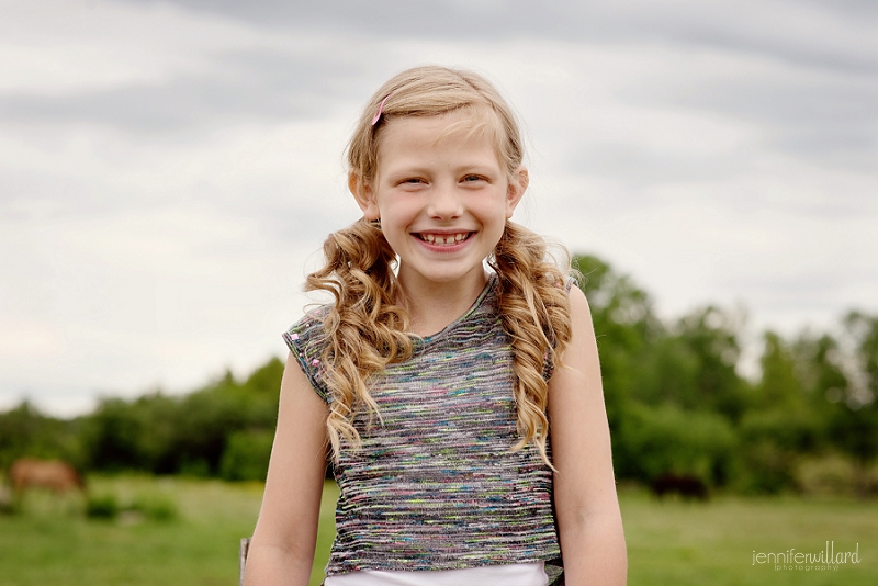 family pictures on farm