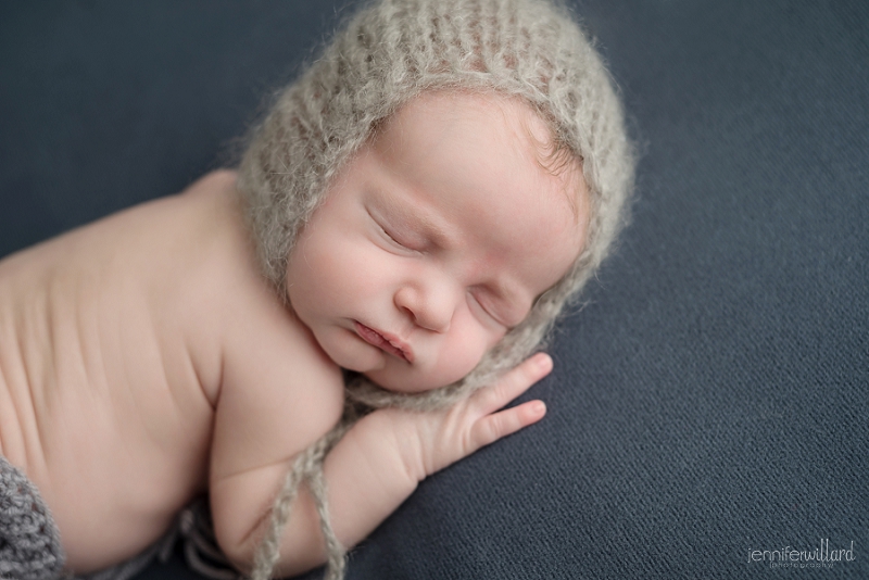 baby in bonnet