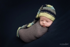 baby photo in toque