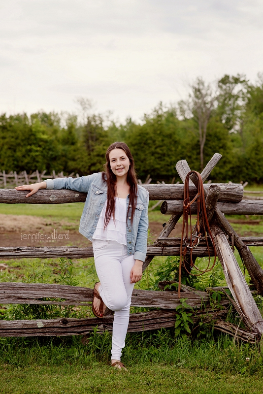 teenager picture on farm