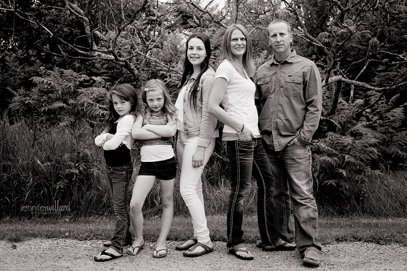 black and white family photographer