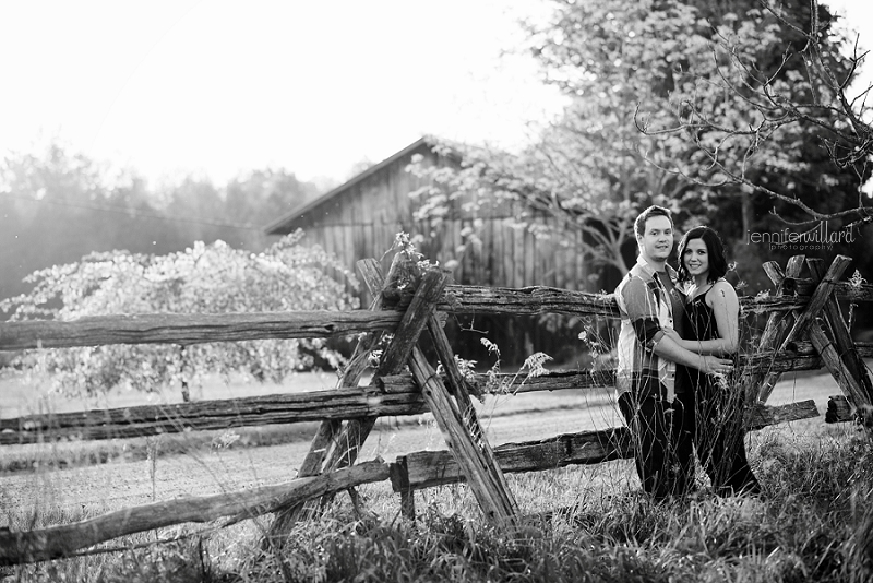 couple portrait on farm