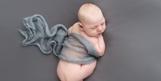 grey-blanket-wrap-newborn-baby-pose