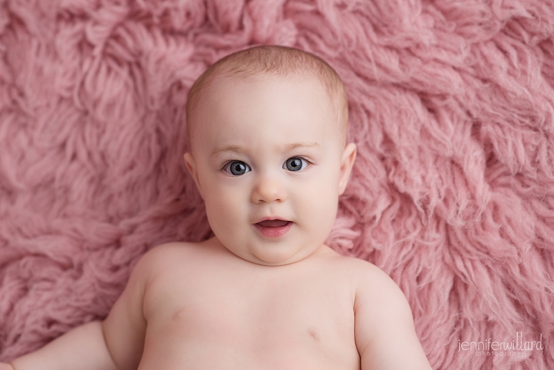 baby-6-month-portraits-studio-pink-rug-kingston-ontario-photography