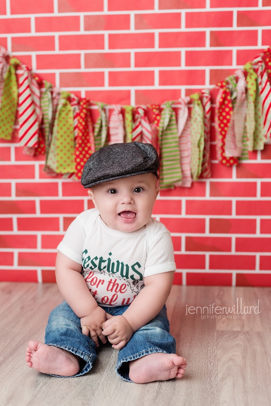 red-green-set-design-baby-portrait-photographer-kingston