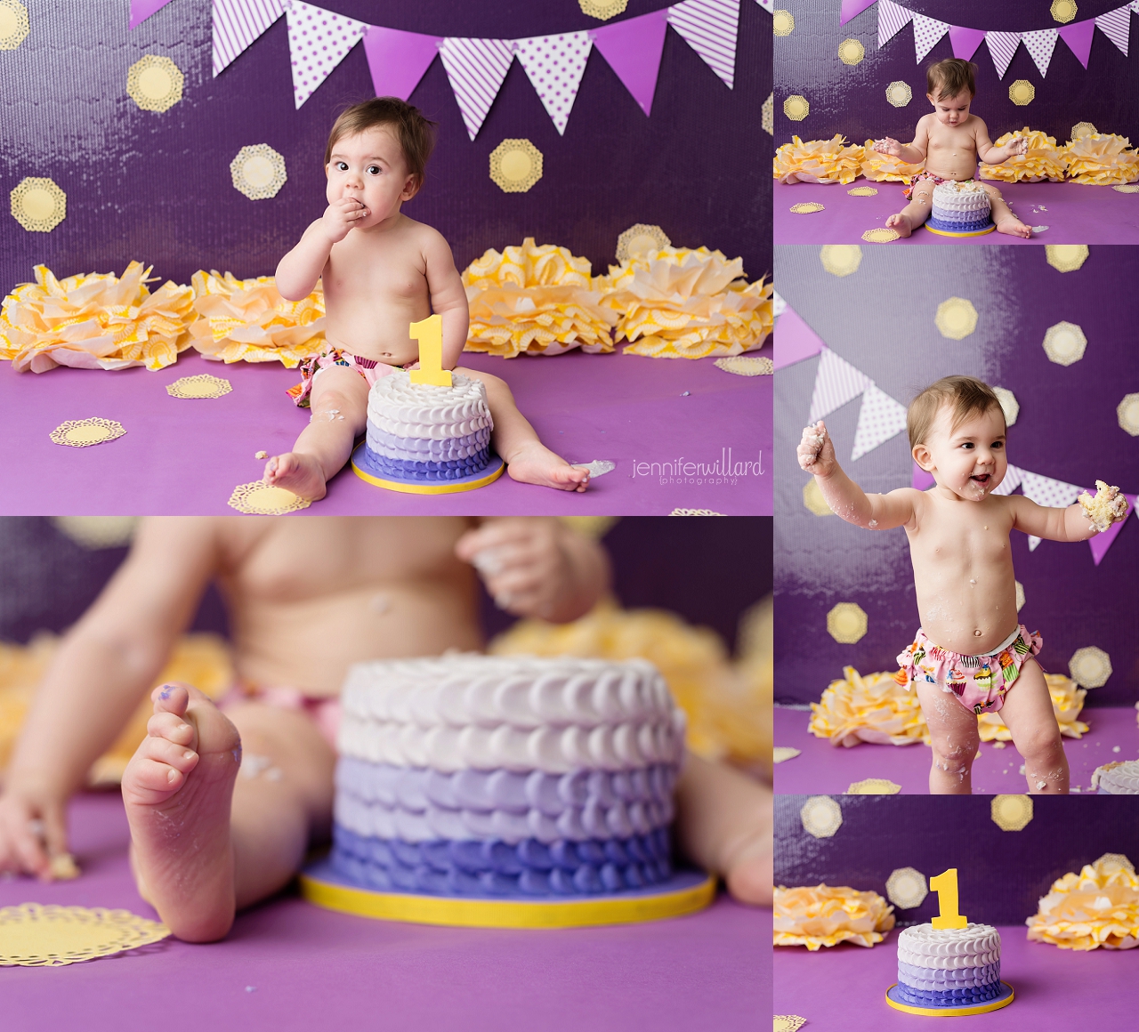 purple-ombre-cake-first-birthday-cake-smash-milestone-portraits-kingston-ontario