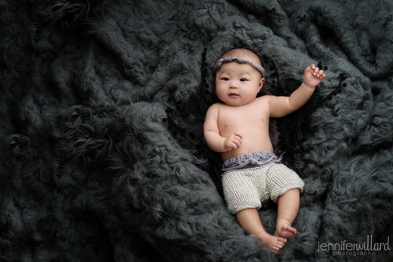 grey-neutral-baby-picture-chinese-baby-100-days-old