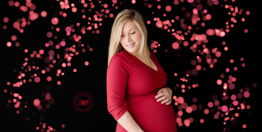 Christmas Maternity Photography in Kingston Ontario Portrait Studio