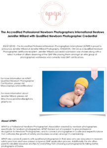 APNPI Qualified Newborn Photographer