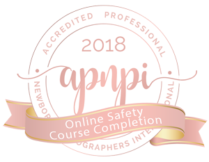 APNPI Safety Badge received by Kingston newborn photographer Jennifer Willard Photography