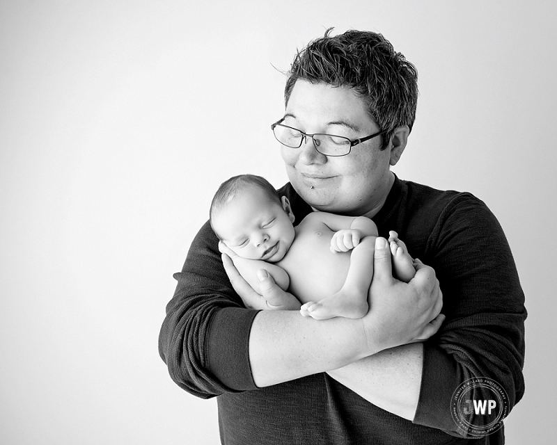 newborn posed portrait mother son Kingston Newborn Photographer