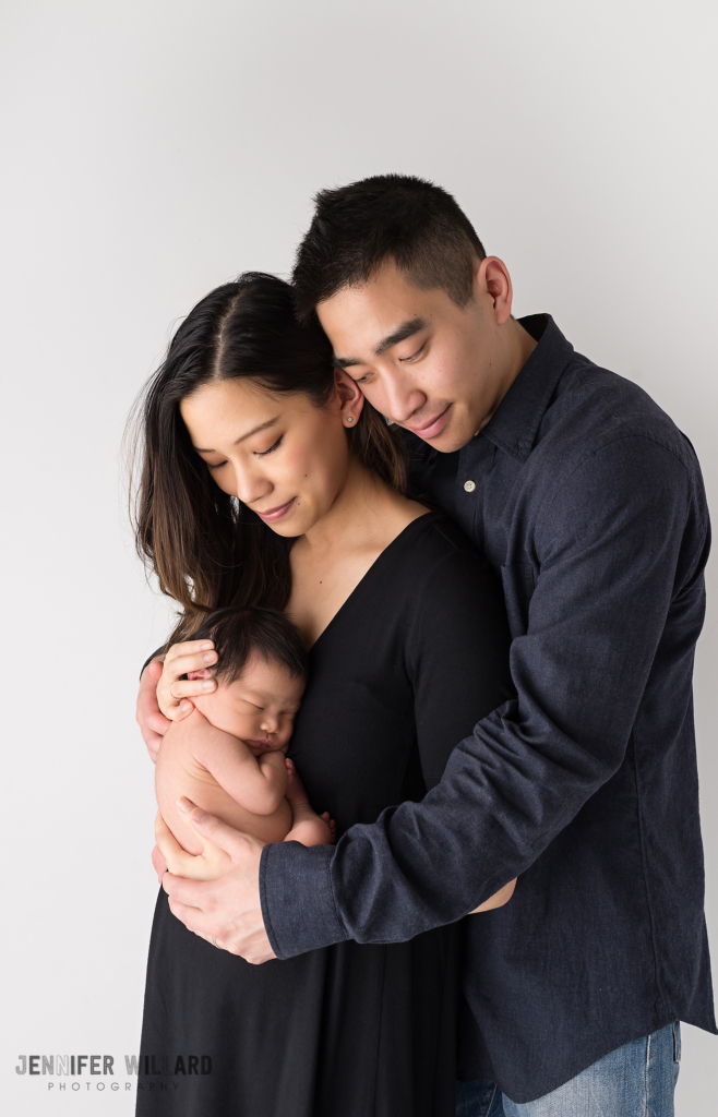 newborn posed family portrait Kingston Ontario Photographer