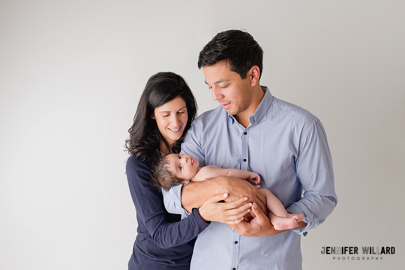 newborn family portrait mother father Kingston baby photographer