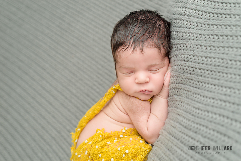 newborn portrait studio baby boy Ontario Newborn Photographer