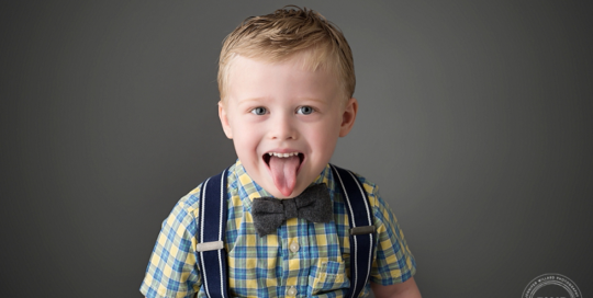 birthday boy 4 years suspenders bowtie Kingston birthday photographer