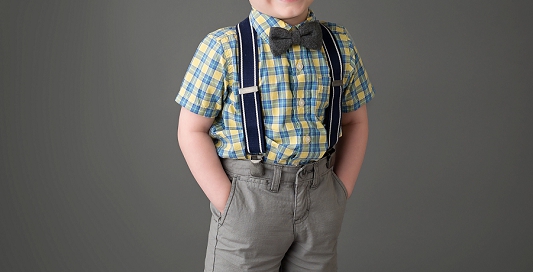 birthday boy 4 years suspenders bowtie Kingston children photographer