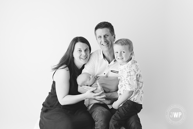 family with newborn Kingston baby photographer