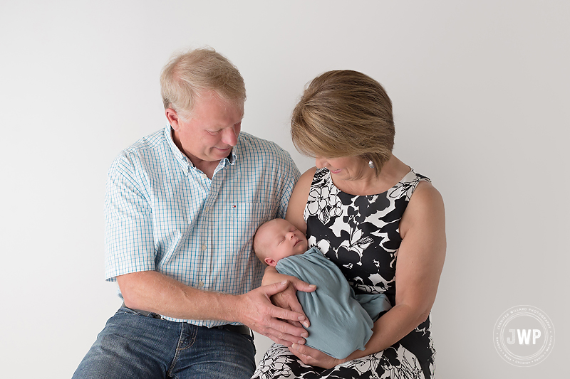 grandparents grandson blue wrap Kingston family photographer