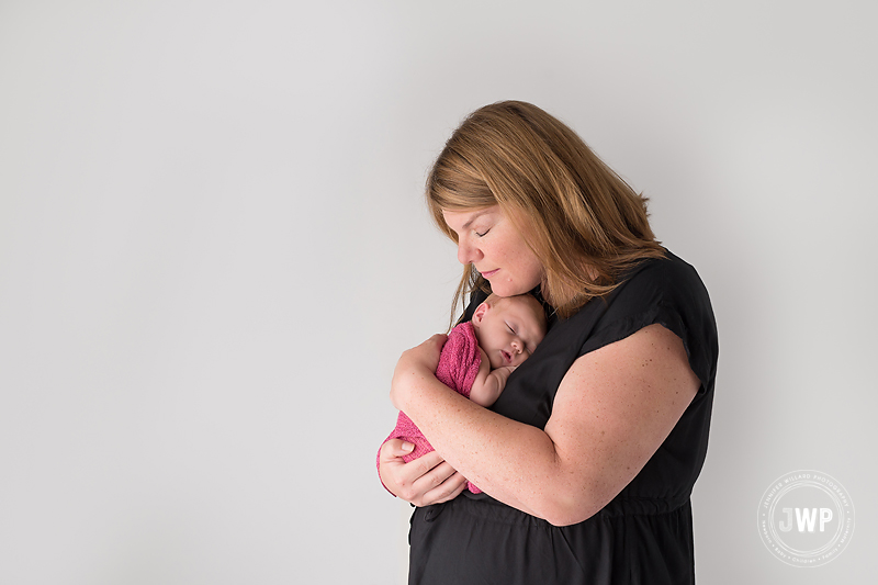 mother daughter newborn studio Kingston photographer