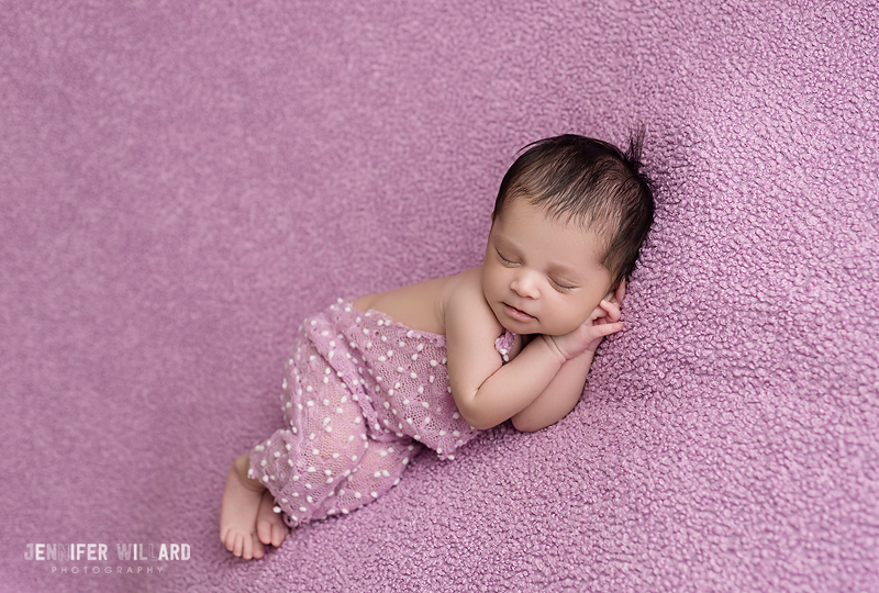 newborn baby girl purple blanket APNPI Member Kingston Ontario