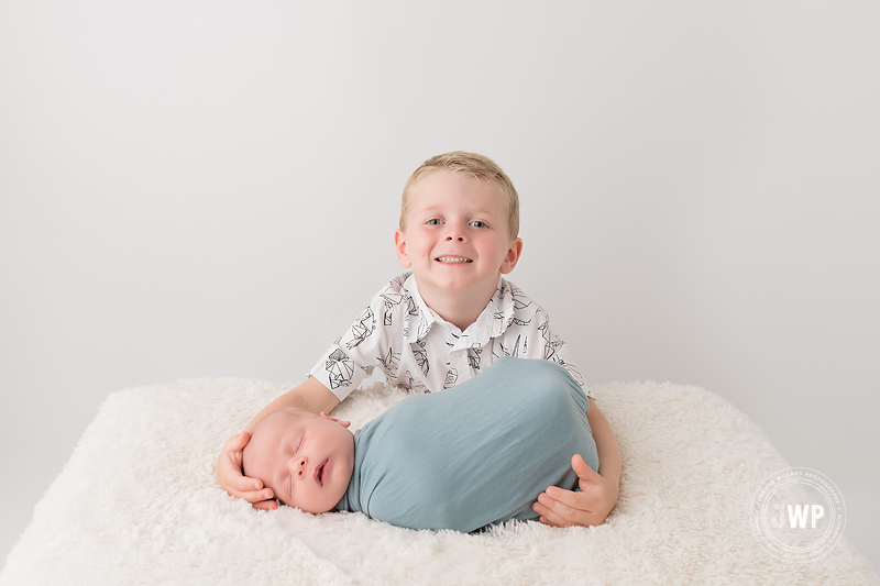 newborn boy big brother Kingston family photographer