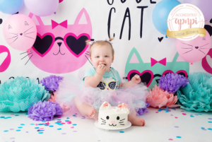 first birthday cake smash APNPI Accredited Baby Photographer Kingston Photographer