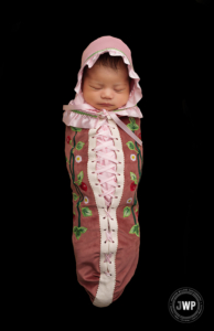 First Nations Mohawk Cradleboard baby girl Kingston newborn photographer