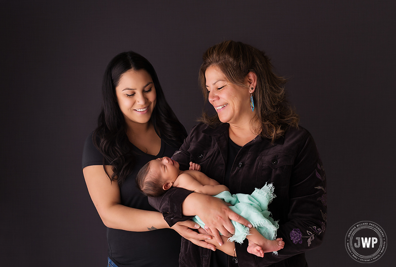 baby girl grandmother mother cradleboard First Nations Kingston Photographer