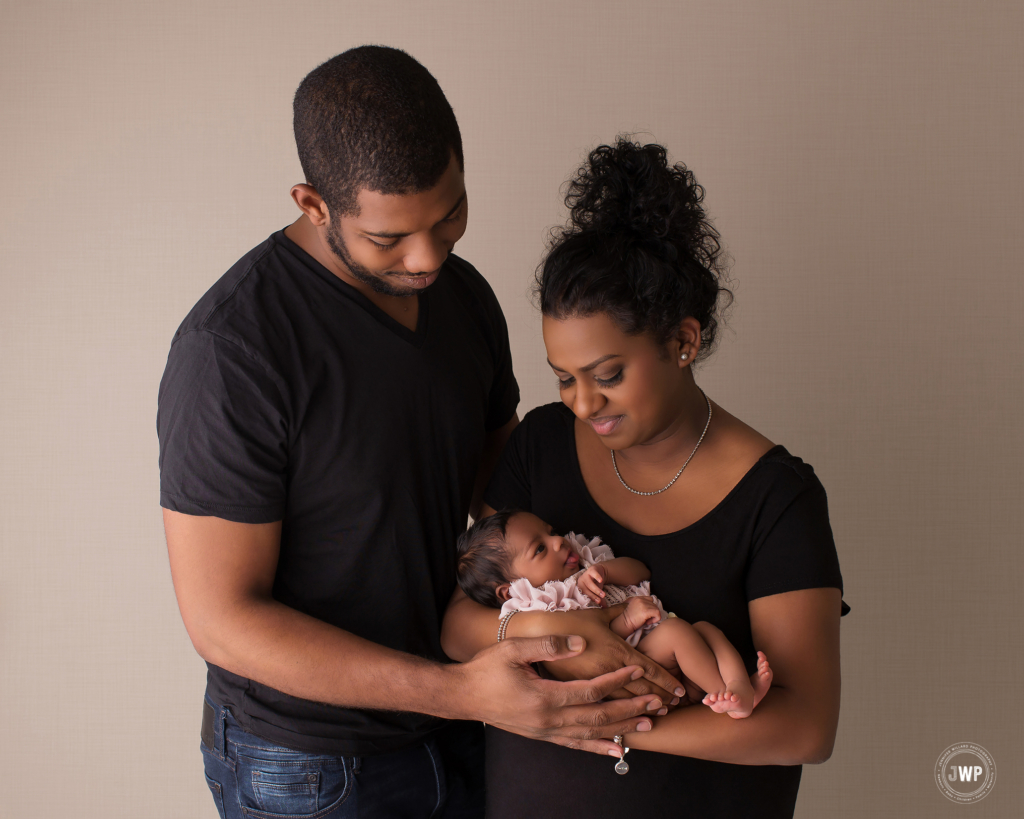 newborn girl parents Kingston baby photographer YGK