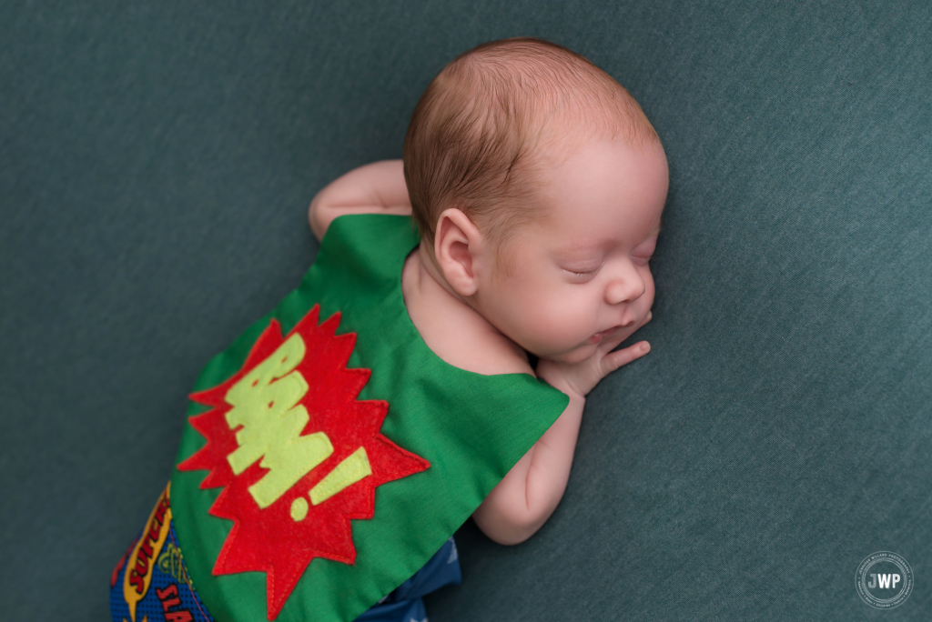 baby boy NICU warrior premature superhero cape Kingston newborn photographer