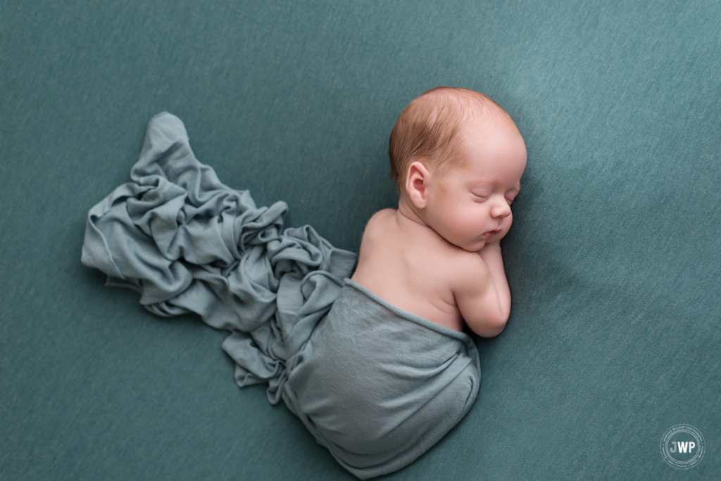 baby boy portrait from above kingston newborn photographer