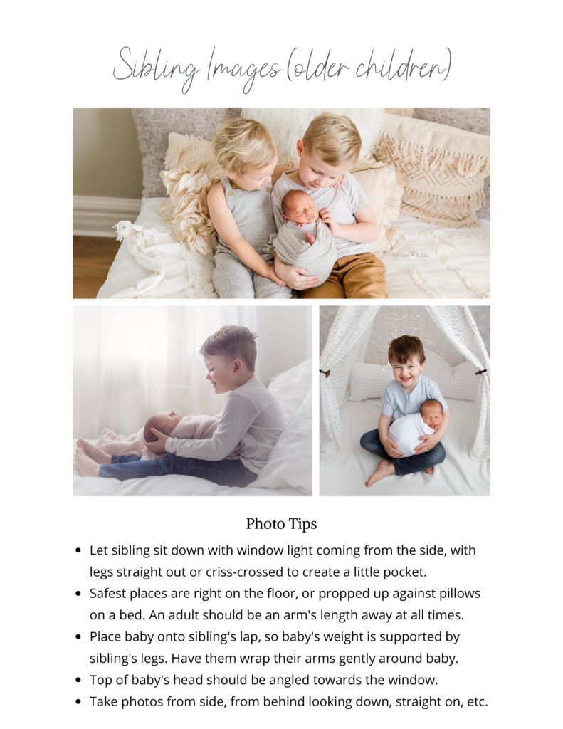 Photographing your Newborn at Home 